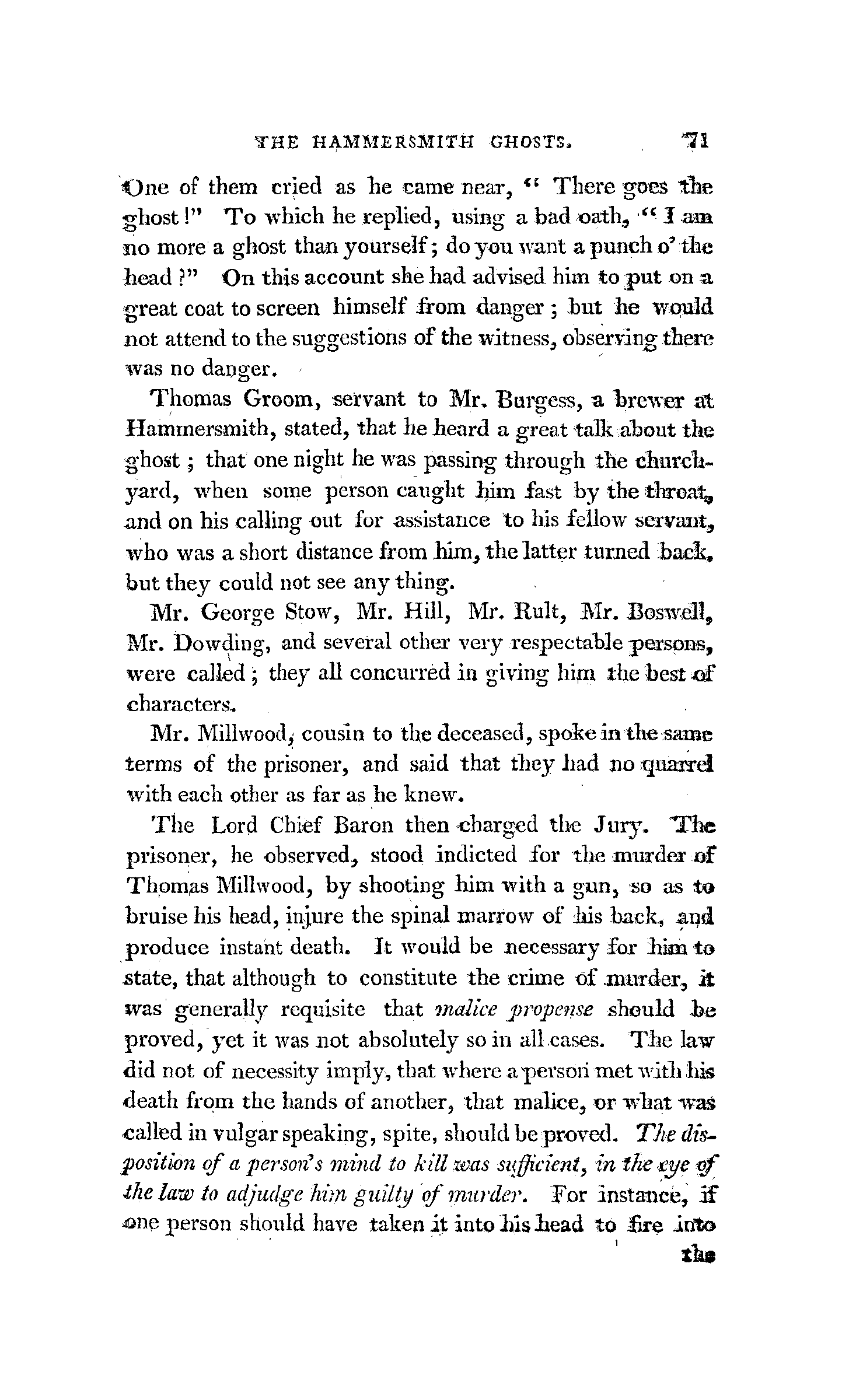 Printed page71of Kirby’s collection, including Thomas Groom’s churchyard account.